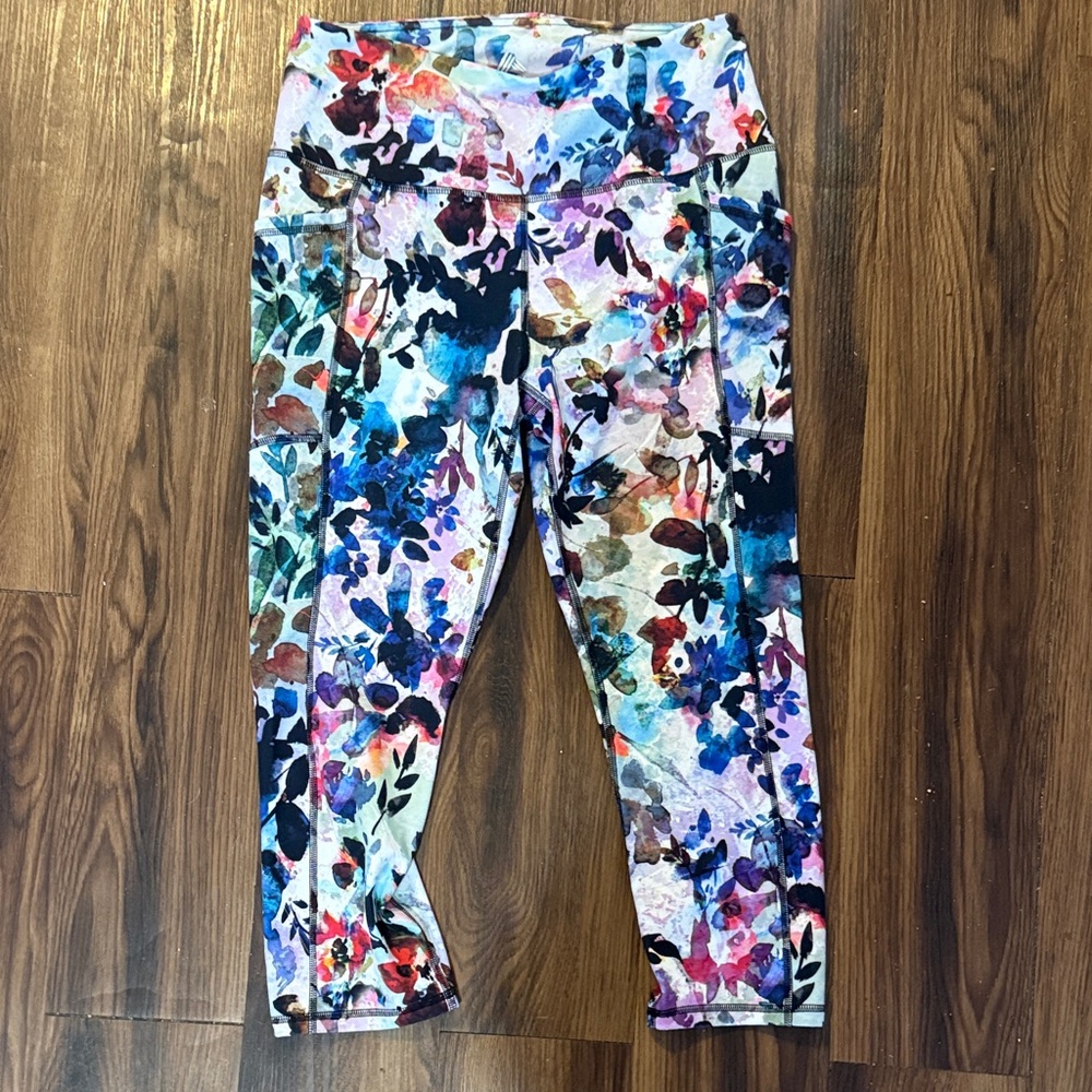 Women’s Floral Multicolor Active Leggings